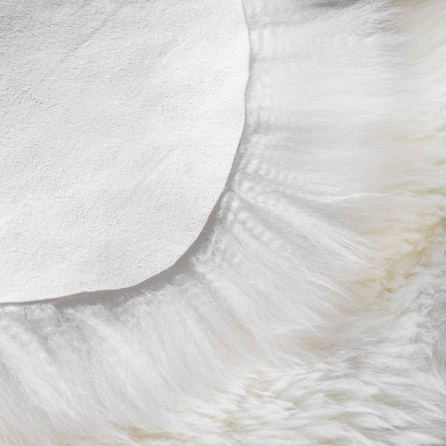 The Mood Charlie Sheepskin Pelt Rug, Natural Ivory