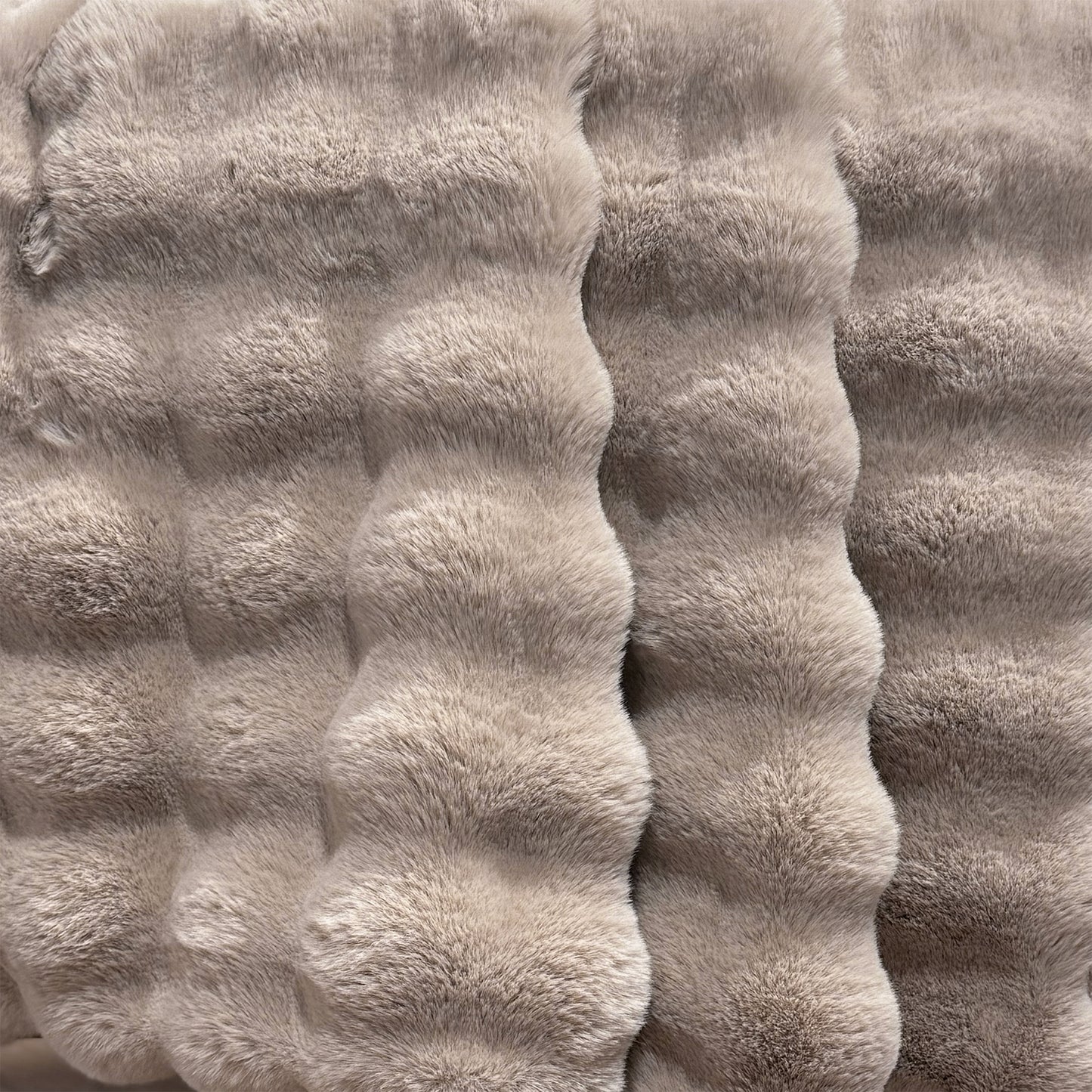 Cubby Faux Fur Throw - Sand