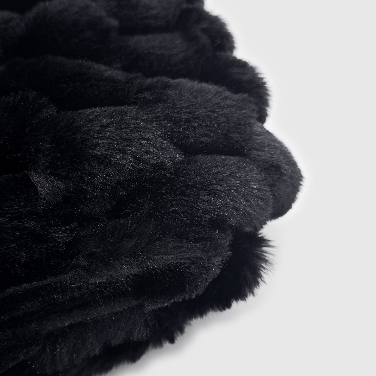 The Mood Honey Faux Fur Throw, 50x60 in., Black