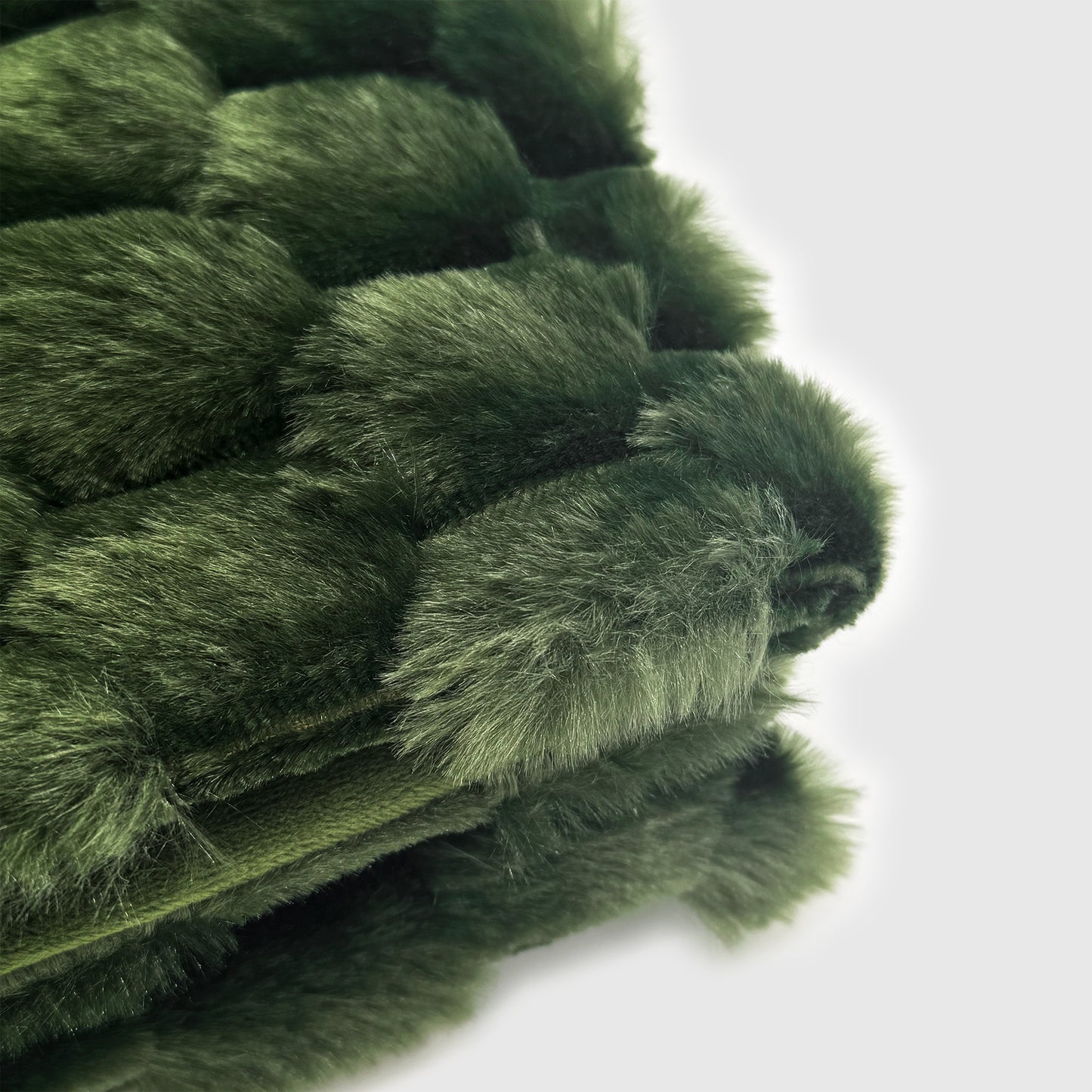The Mood Honey Faux Fur Throw, 50x60 in., Cypress
