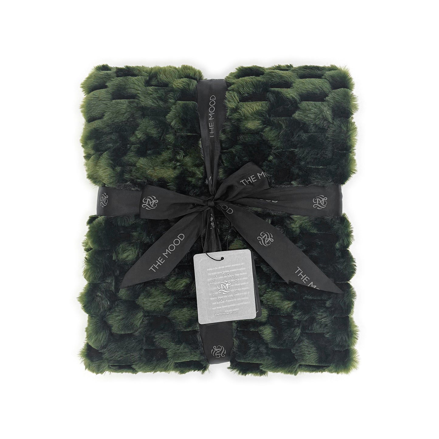 The Mood Honey Faux Fur Throw, 50x60 in., Cypress