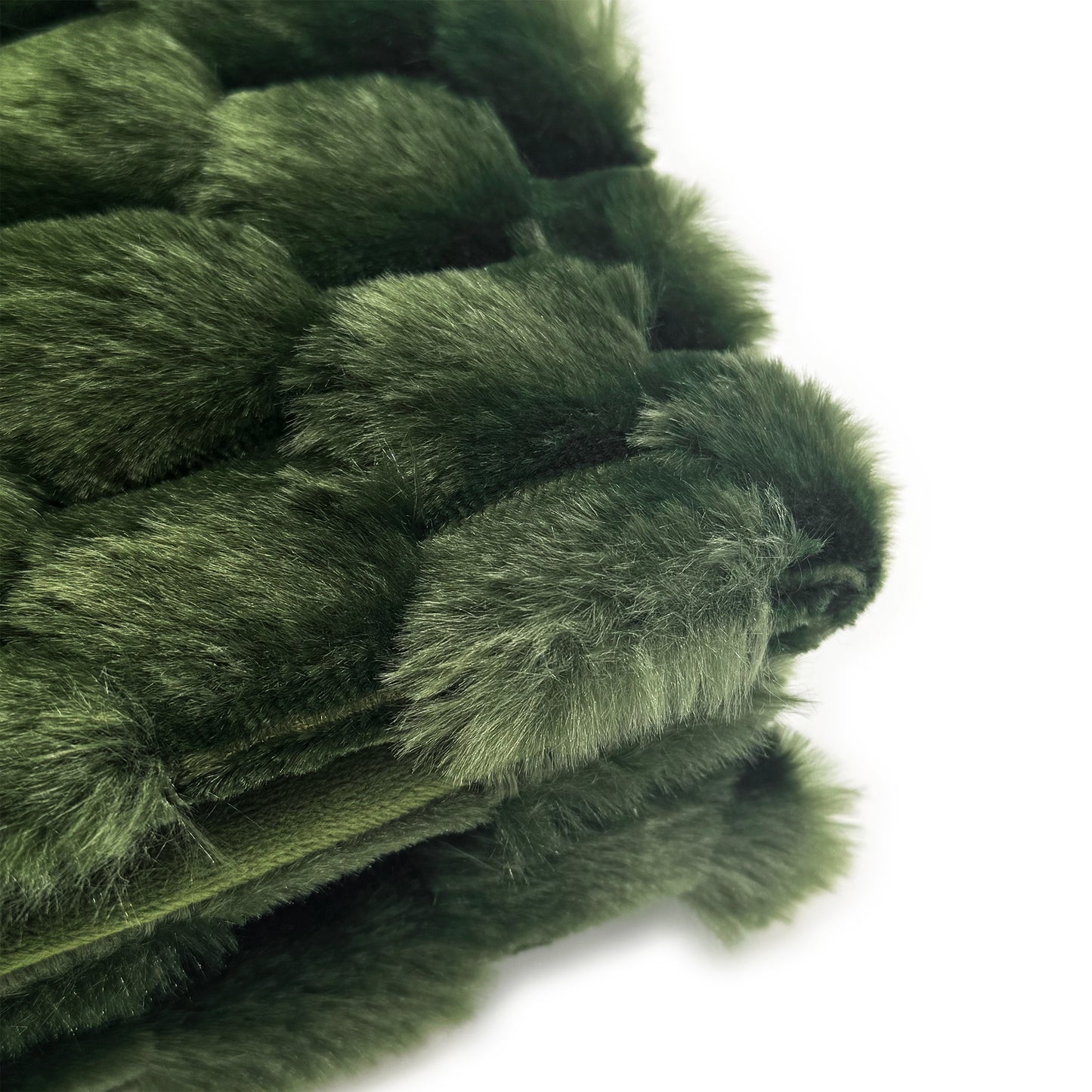 The Mood Honey Faux Fur Throw, 50x60 in., Cypress
