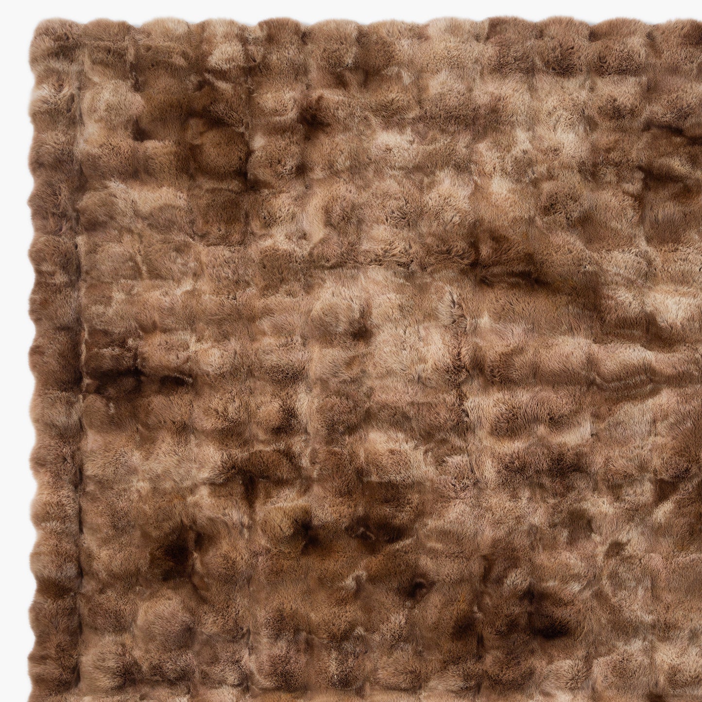 Cubby II Faux Fur Throw - Coyote