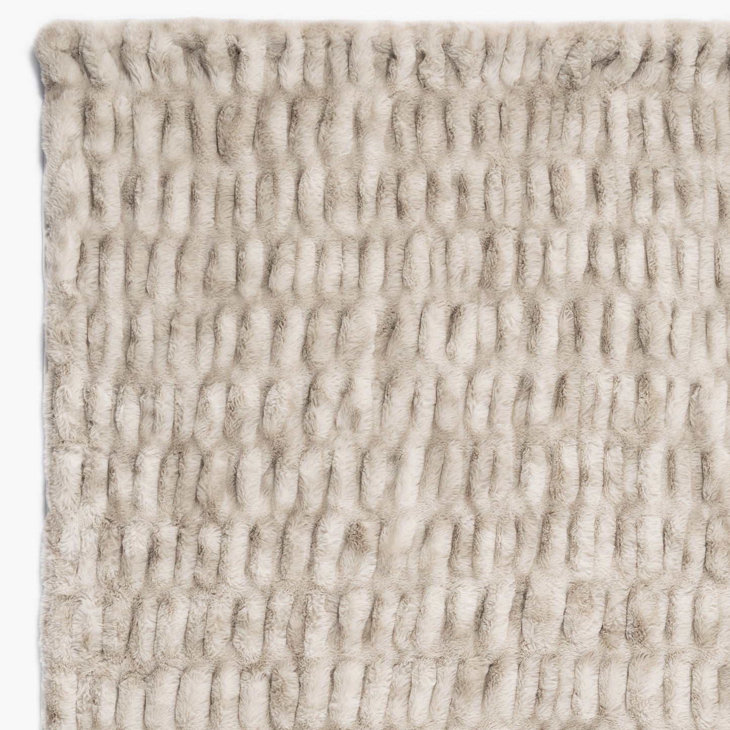 Mallow Faux Fur Throw - Reindeer