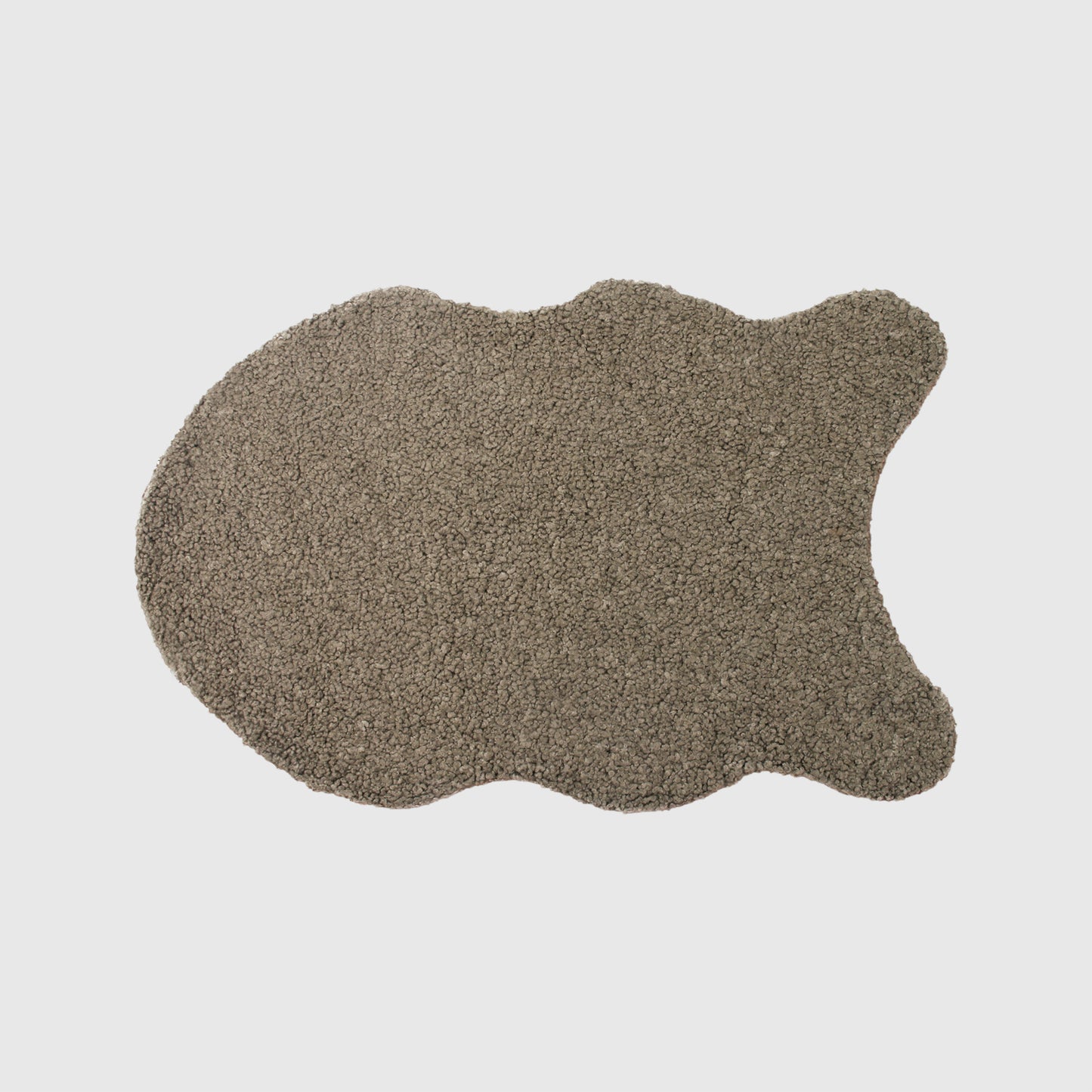 The Mood | Cassidy Faux Fur 2'x3' Pelt-Shaped Rug, Camel