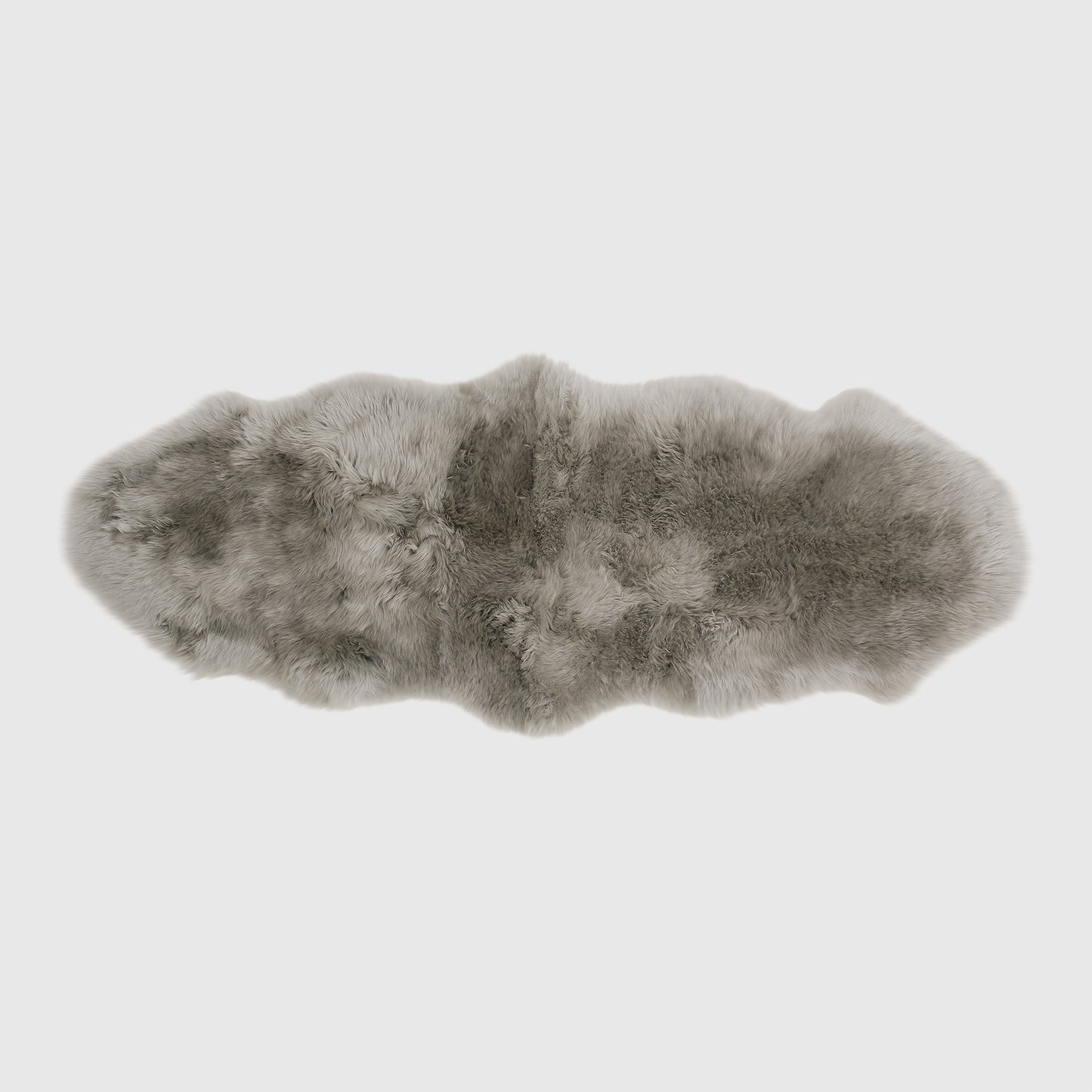 The Mood Charlie Sheepskin Double Pelt Rug, Mushroom