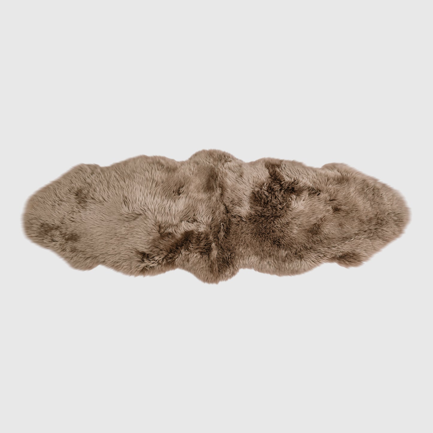 The Mood Charlie Sheepskin Double Pelt Rug, Toffee
