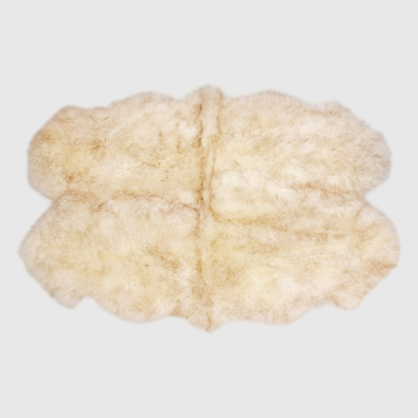 The Mood Charlie Sheepskin Quarto Pelt Rug, Tabby Tip