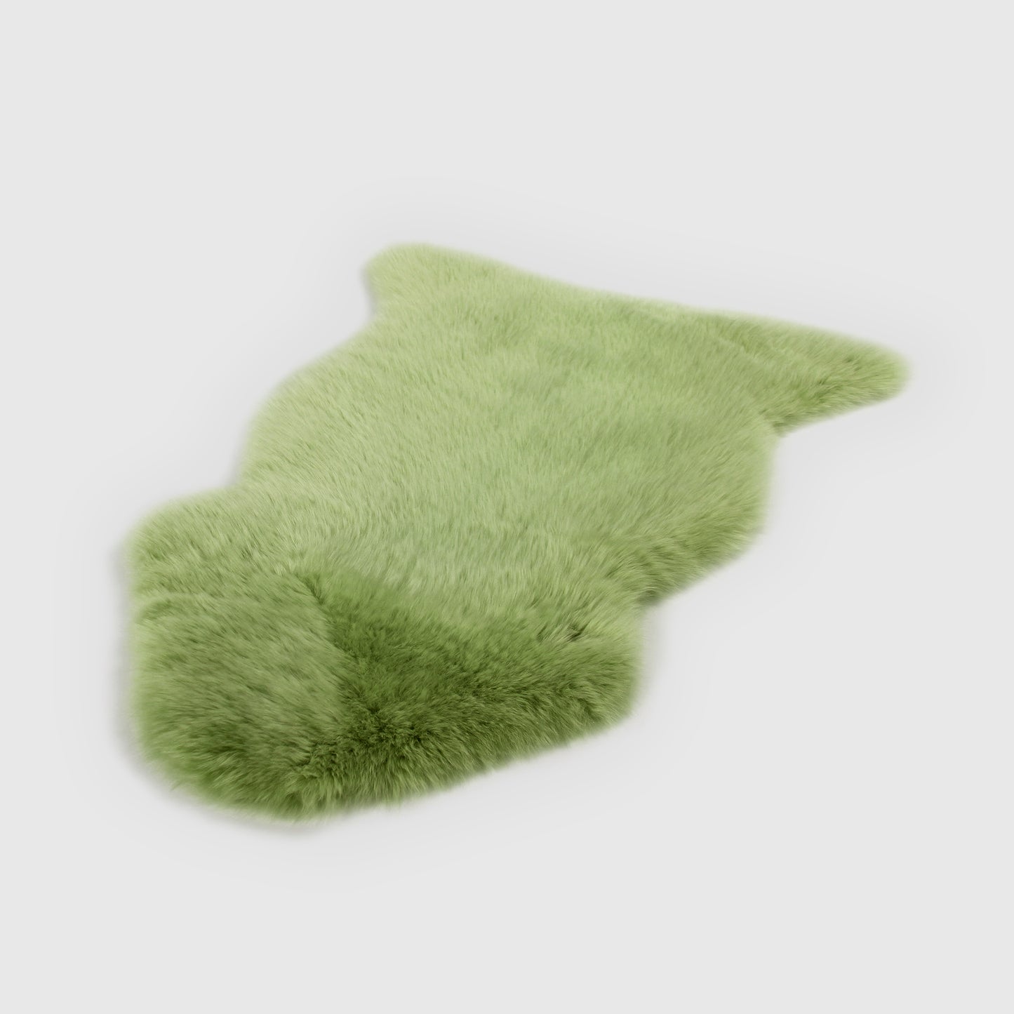 The Mood Charlie Sheepskin Single Pelt Rug, Leaf Green