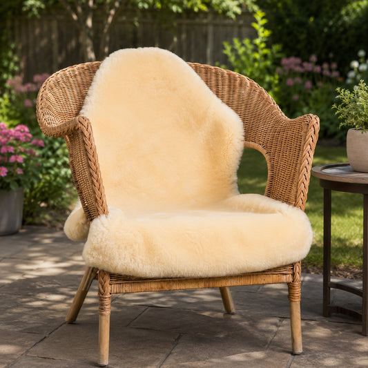 Sheepskin All-Purpose Cushion Mat - Small