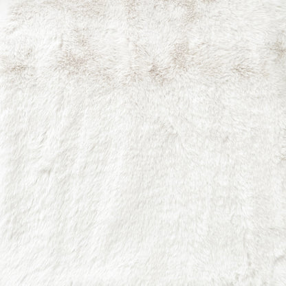 Rex Faux Fur Throw - Coconut
