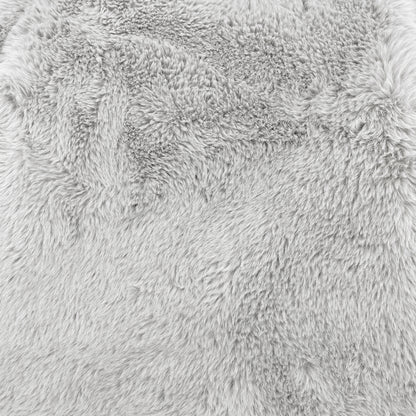 Rex Faux Fur Throw - Light Gray