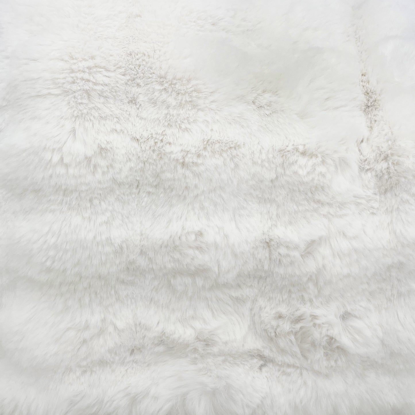 Cubby Faux Fur Throw - White