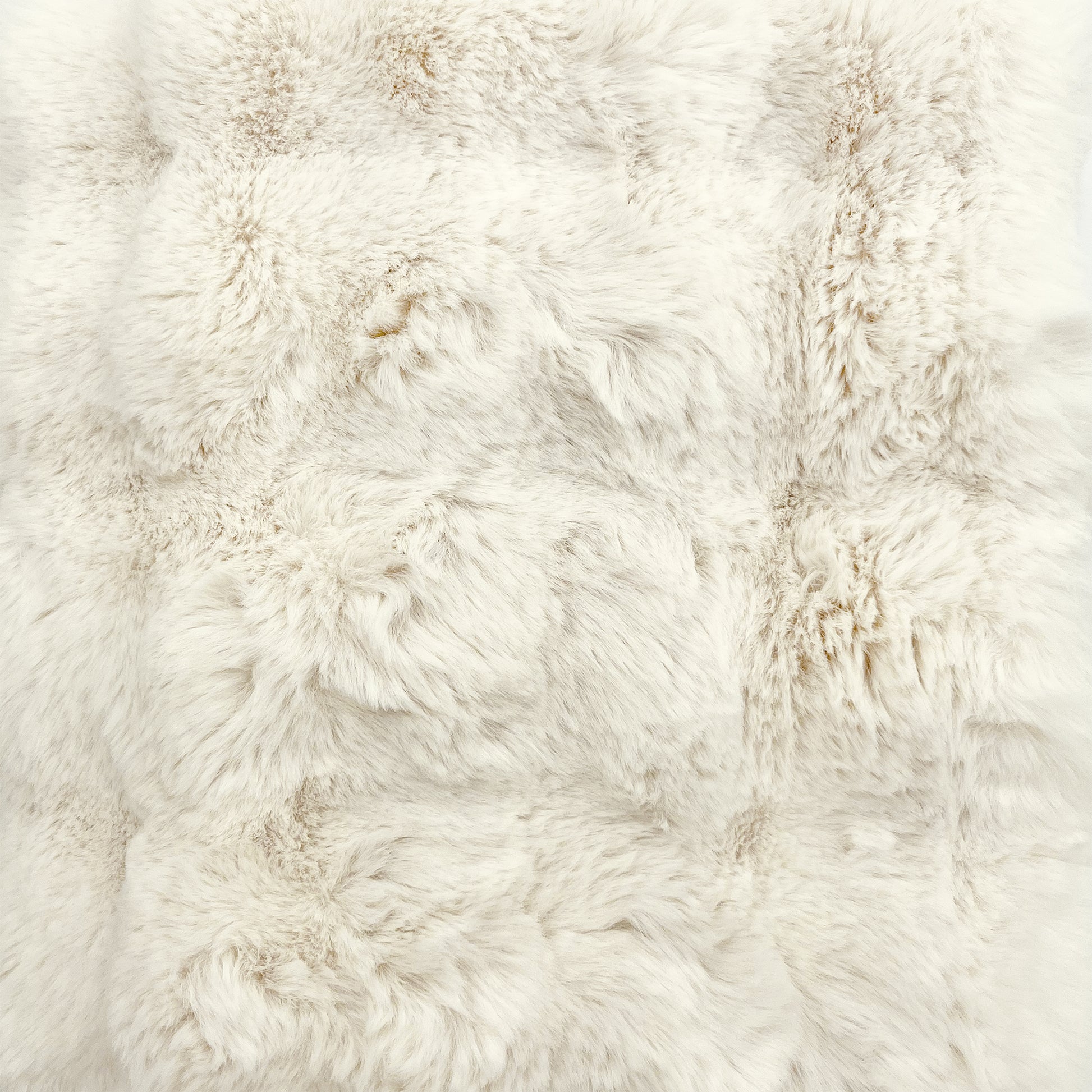 The Mood Cubby Faux Fur Throw, 50x60 in., Vanilla