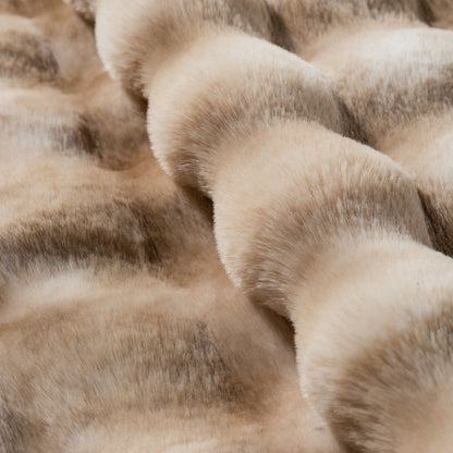 Cubby II Faux Fur Throw - Reindeer