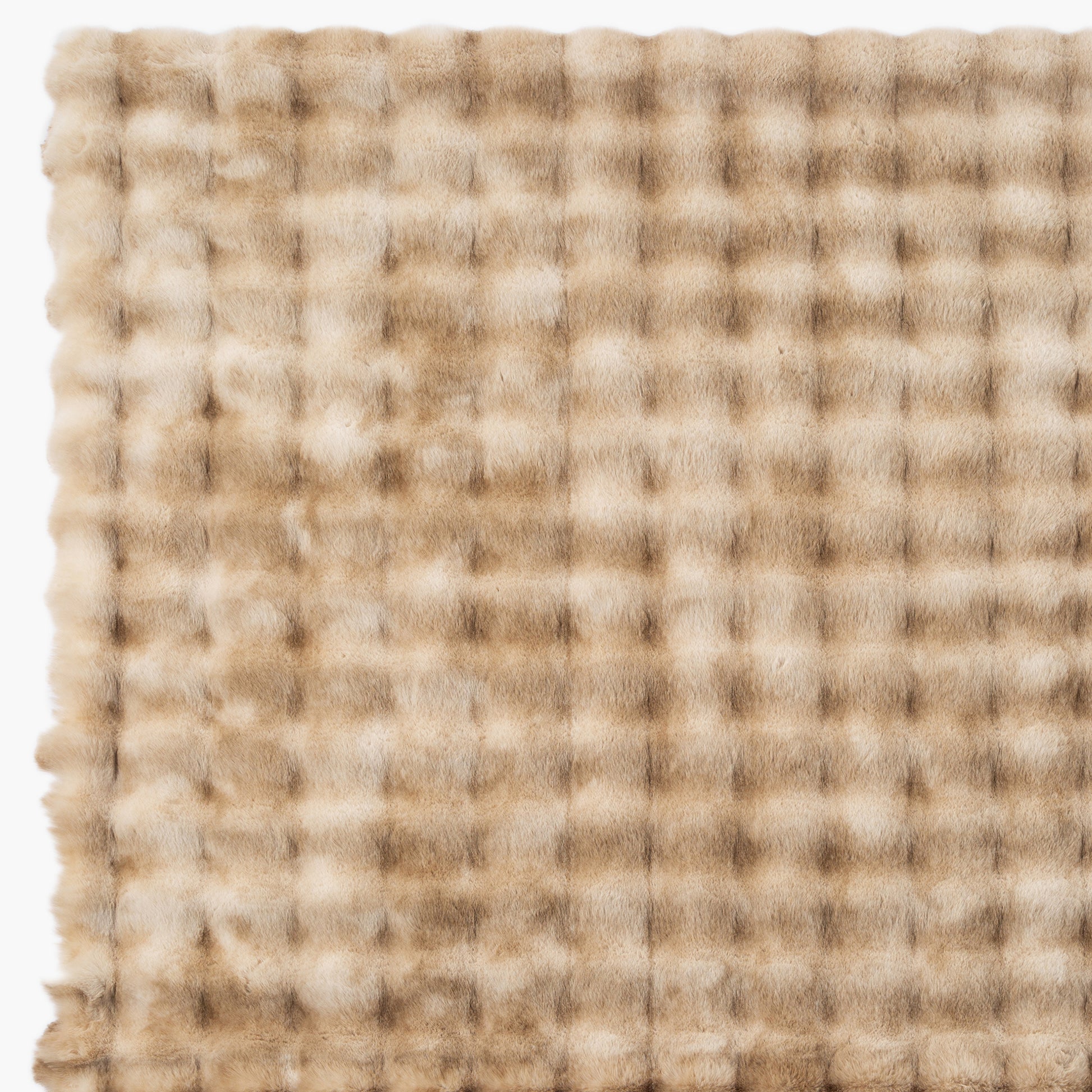 The Mood Cubby II Tie-Dyed Faux Fur Throw, Ragdoll