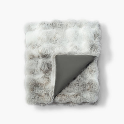 The Mood Cubby II Tie-Dyed Faux Fur Throw, Ragdoll