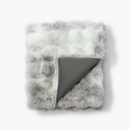 The Mood Cubby II Tie-Dyed Faux Fur Throw, Ragdoll