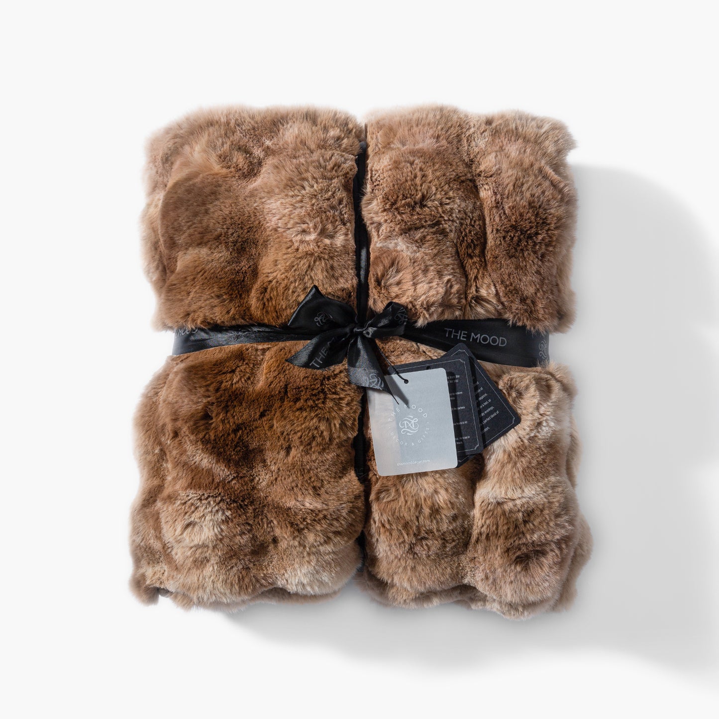 Cubby II Faux Fur Throw - Coyote