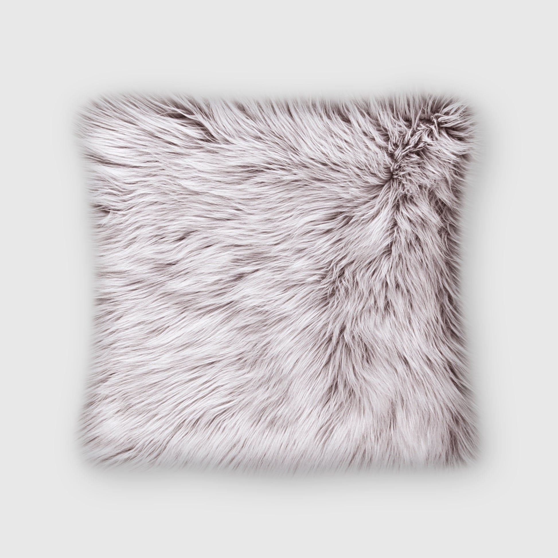 The Mood Harris Faux Fur Pillow, 20x20 in., Mocha