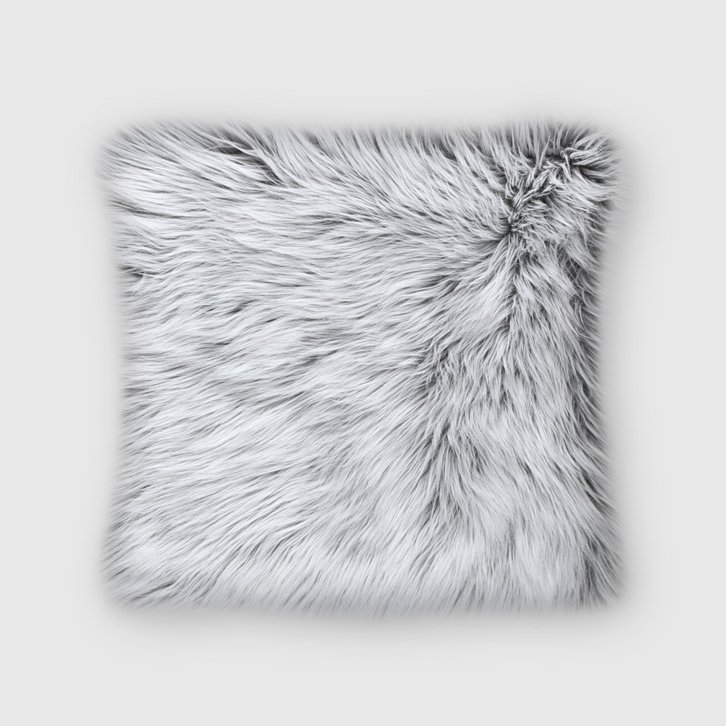 The Mood Harris Faux Fur Pillow, 20x20 in., Harvest Moon