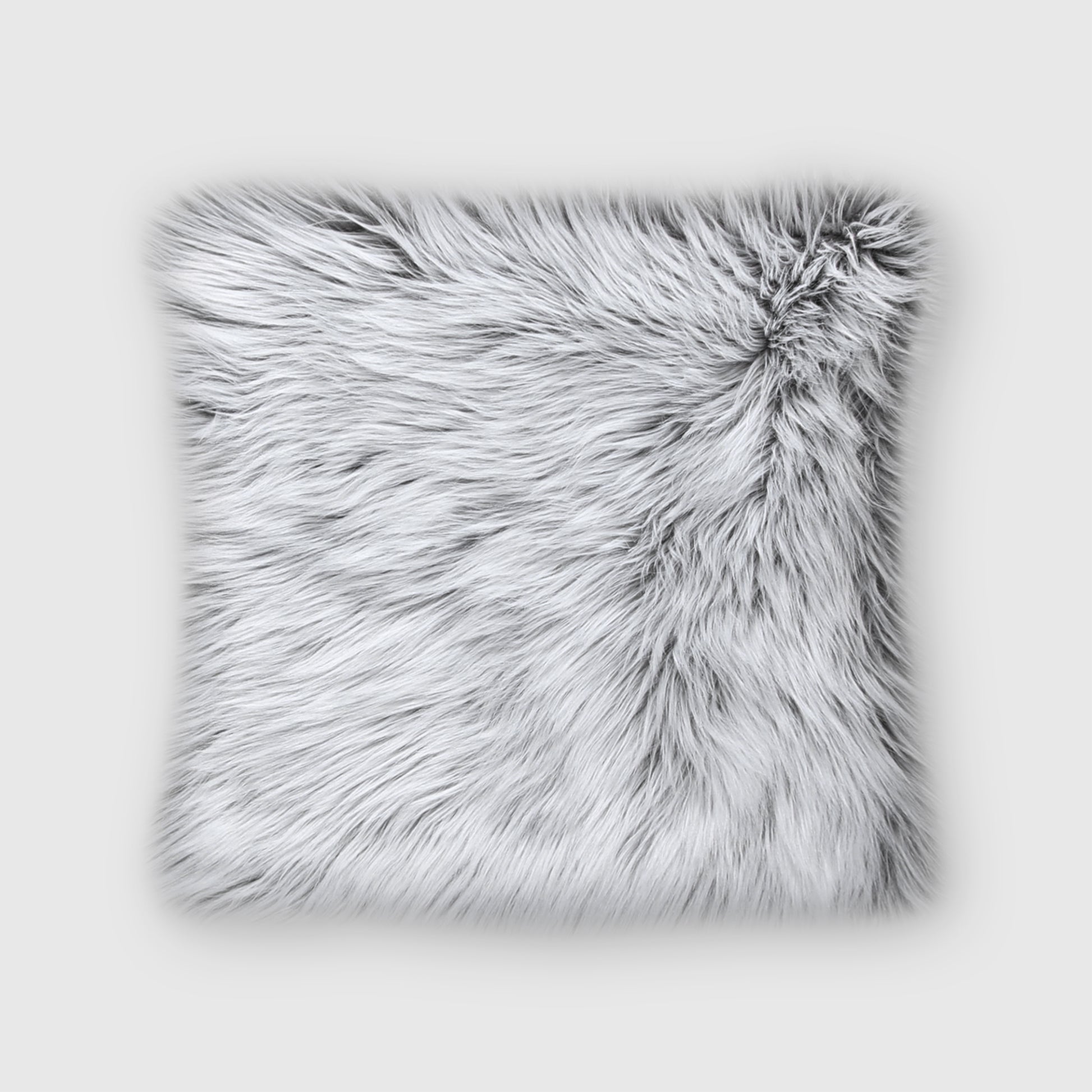 The Mood Harris Faux Fur Pillow, 20x20 in., Harvest Moon
