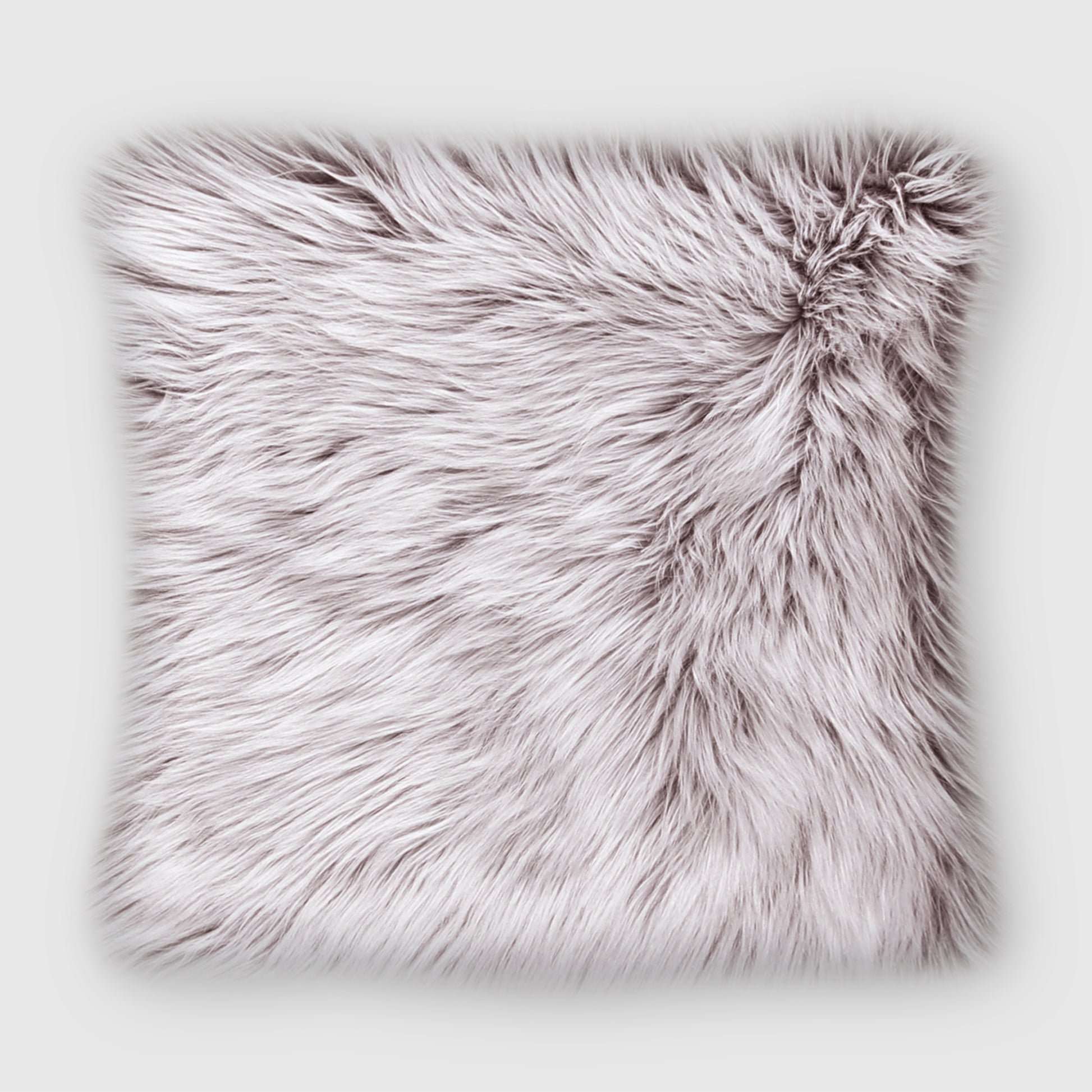The Mood | Harris Faux Fur 24"x24" Pillow, Mocha