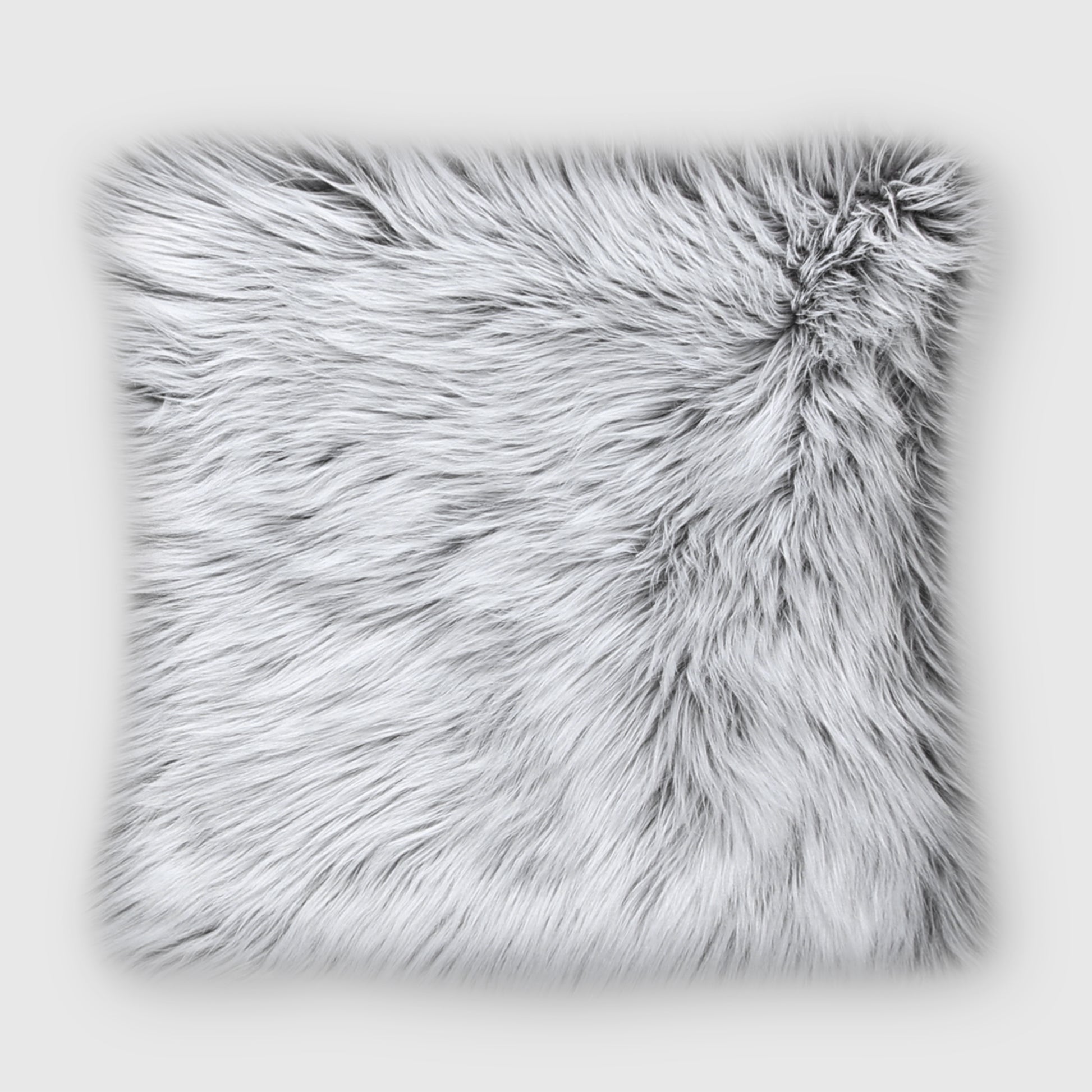 The Mood | Harris Faux Fur 24"x24" Pillow, Harvest Moon