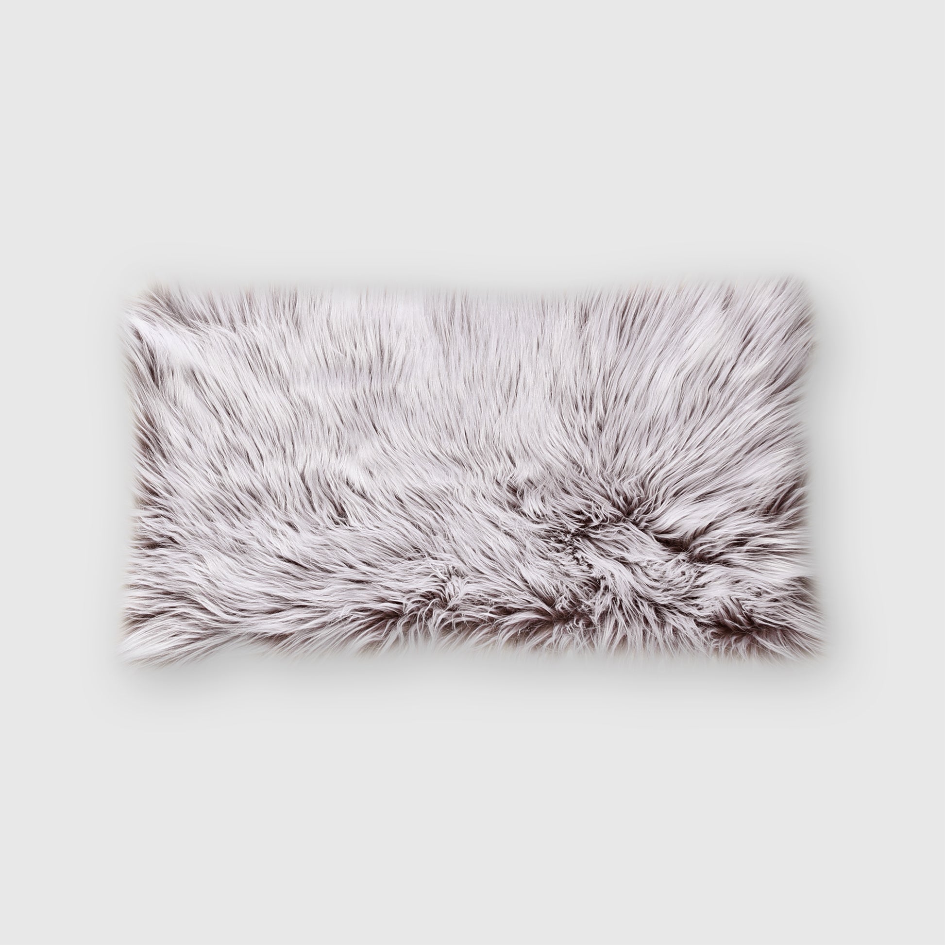 The Mood Harris Faux Fur Pillow, 12x22 in., Mocha