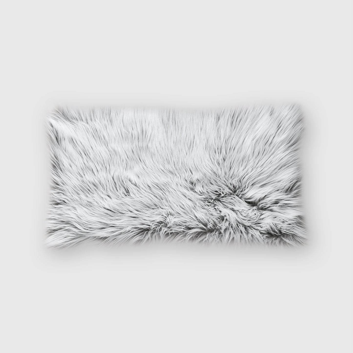 The Mood Harris Faux Fur Pillow, 12x22 in., Harvest Moon