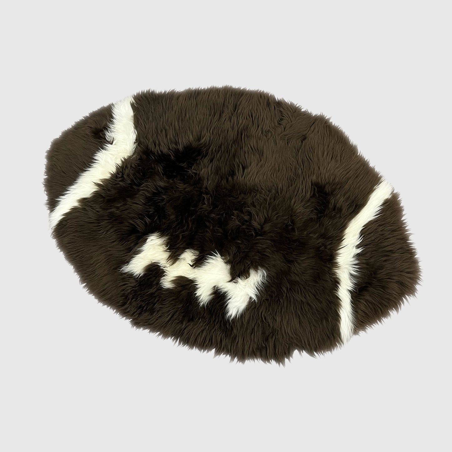 Bowron Sports-Themed Sheepskin Rug, 28x40 in., American Football