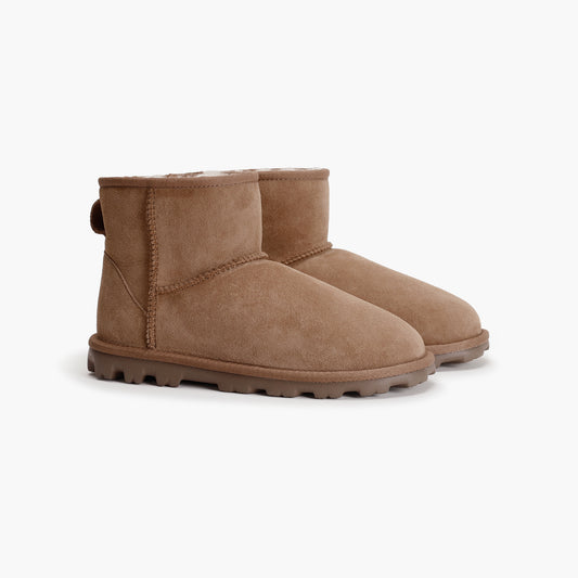 Women's Ella Shearling Ankle Boots - Brown