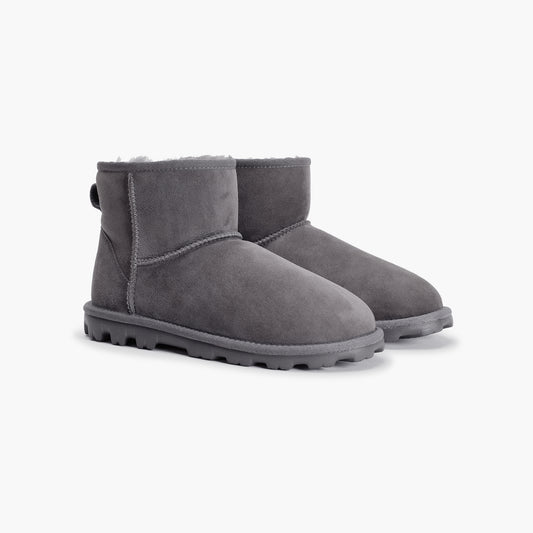 Women's Ella Shearling Ankle Boots - Gray
