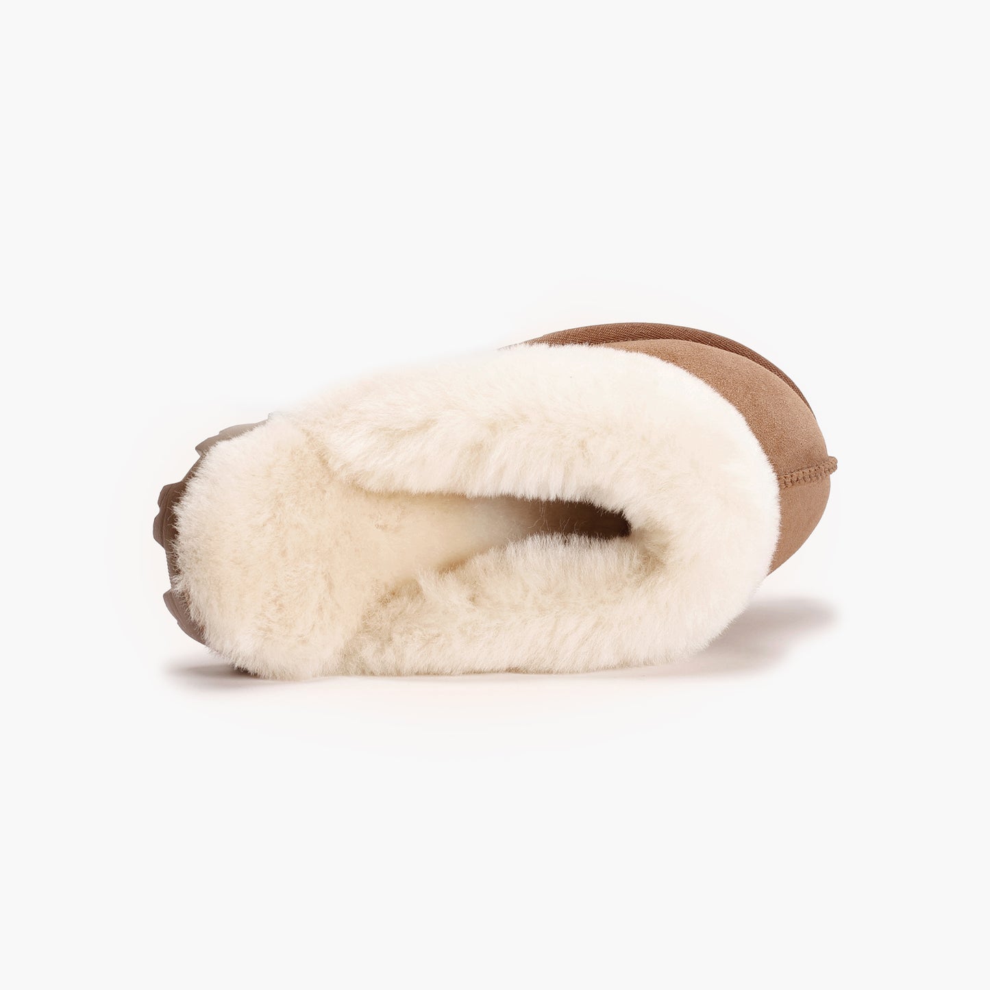 Women's Anna Shearling Scuff Slippers - Brown