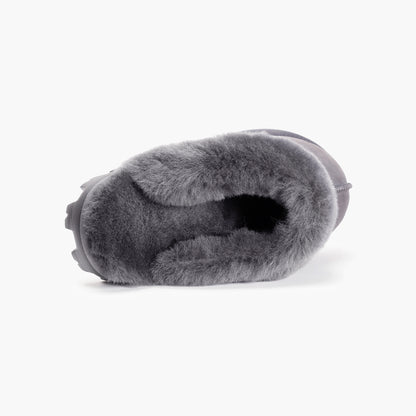 Women's Anna Shearling Scuff Slippers - Gray