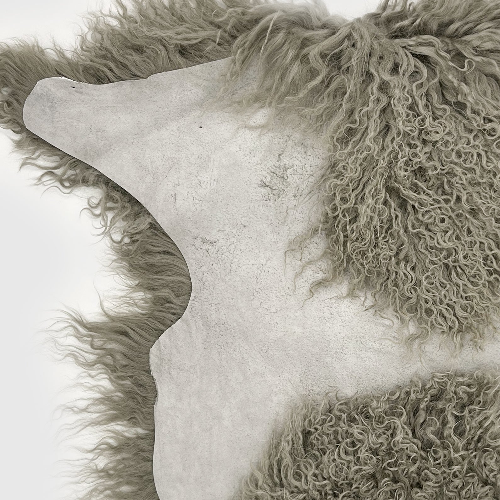 The Mood | Gobi Mongolian Lambskin Pelt, Driftwood