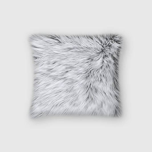 The Mood | Harris Faux Fur 16"x16" Pillow, Harvest Moon