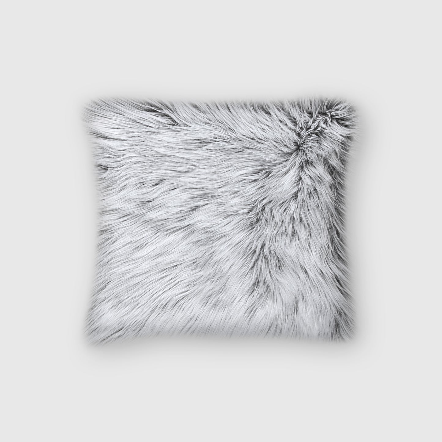 The Mood Harris Faux Fur Pillow, 16x16 in., Harvest Moon