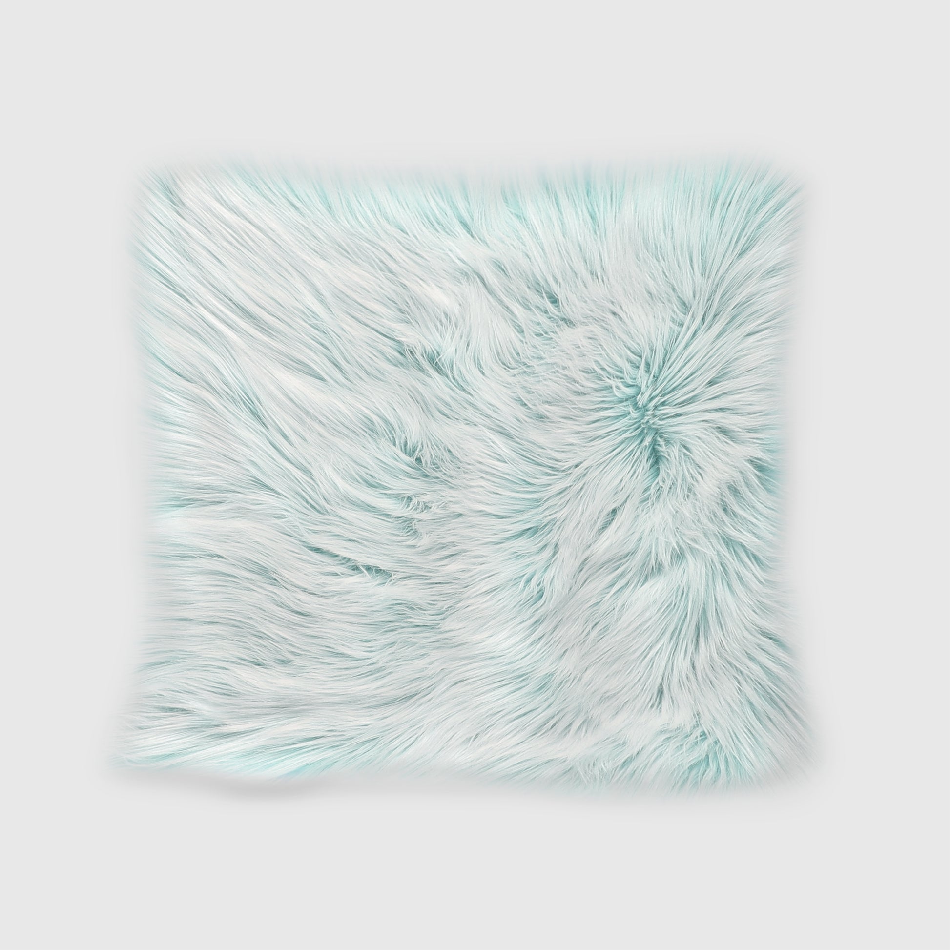 The Mood | Harris Faux Fur 20"x20" Pillow, Summer Breeze