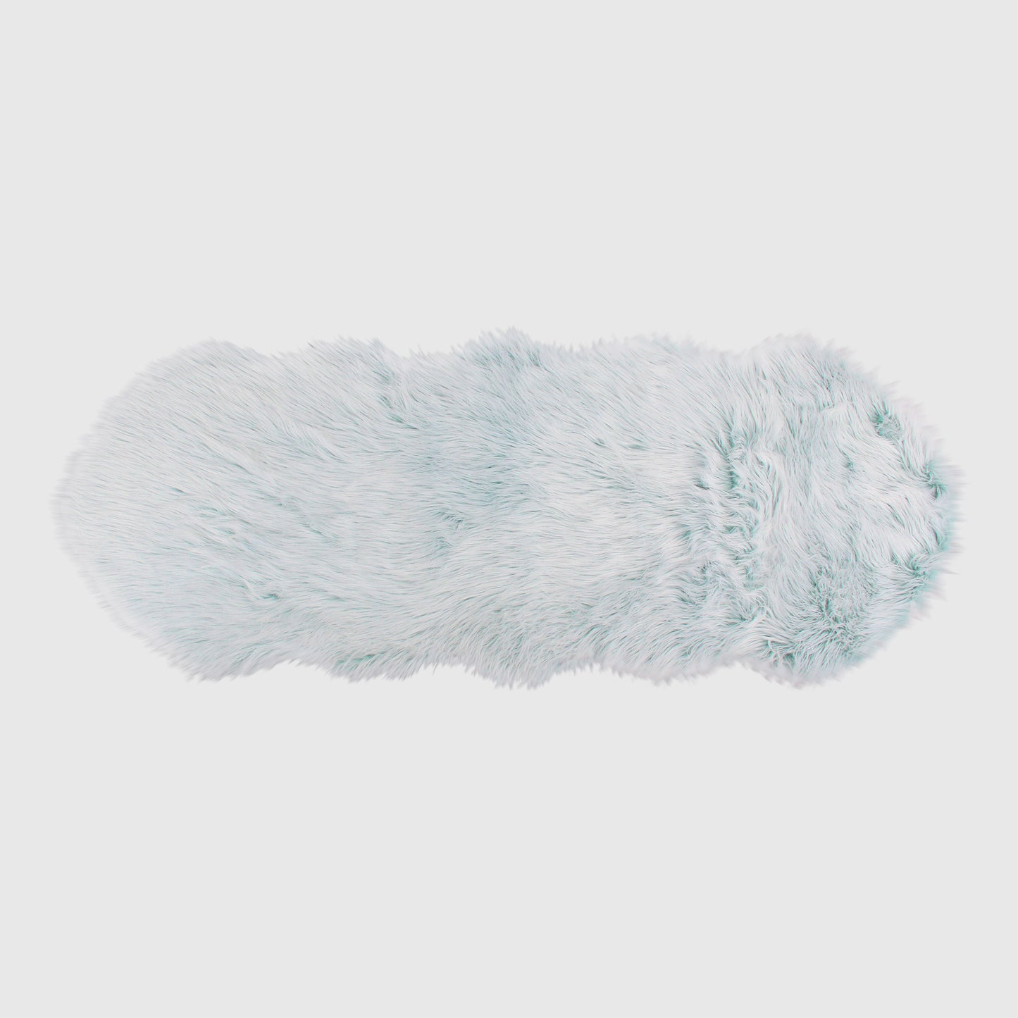 The Mood Harris Faux Fur Rug, 2x5 ft., Summer Breeze