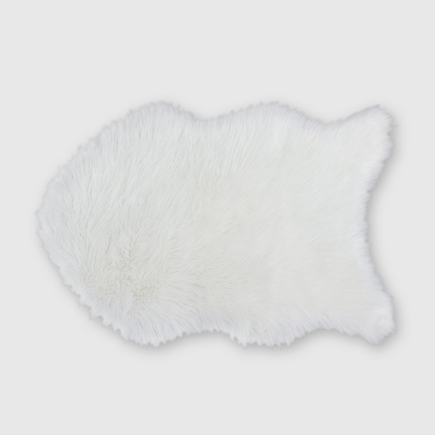 The Mood | Harris Faux Fur 2'x3' Rug, White