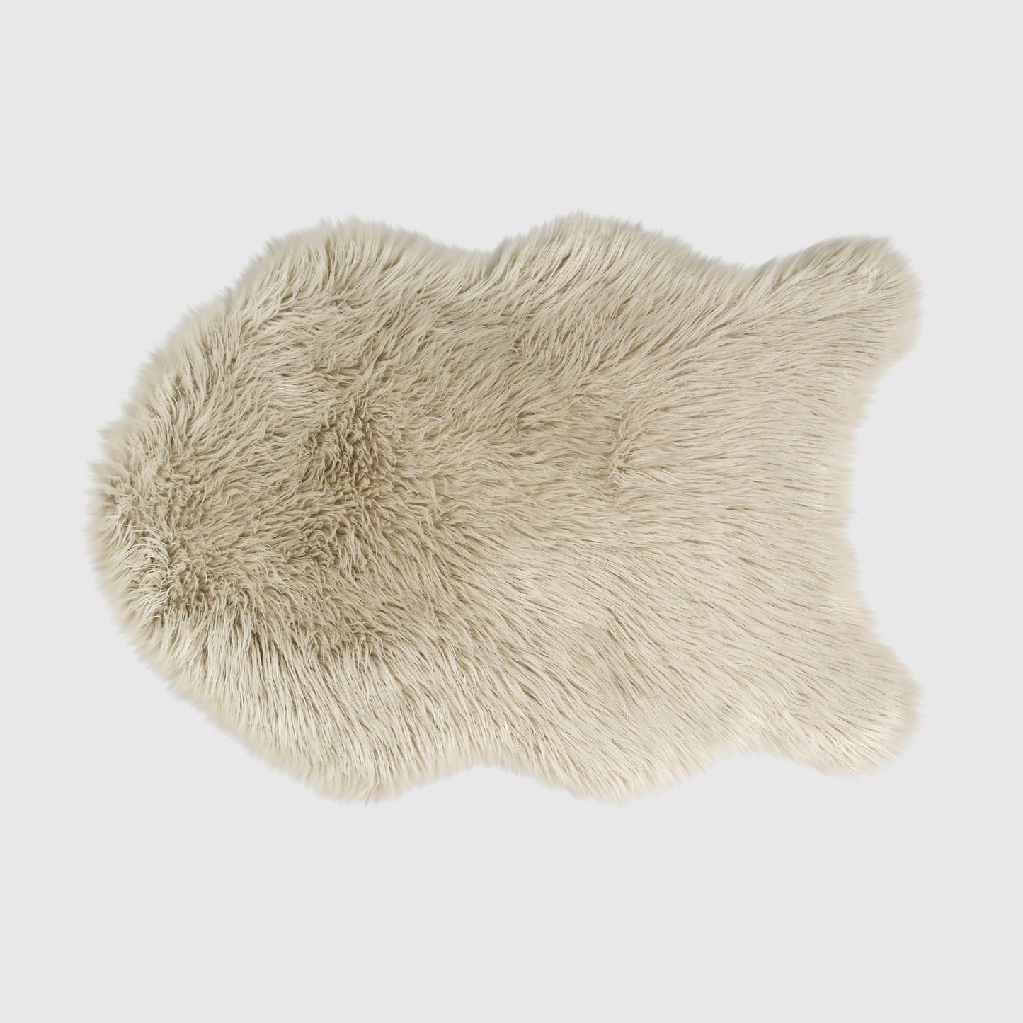 The Mood Harris Faux Fur Rug, 2x3 ft., Oatmeal (Birch)