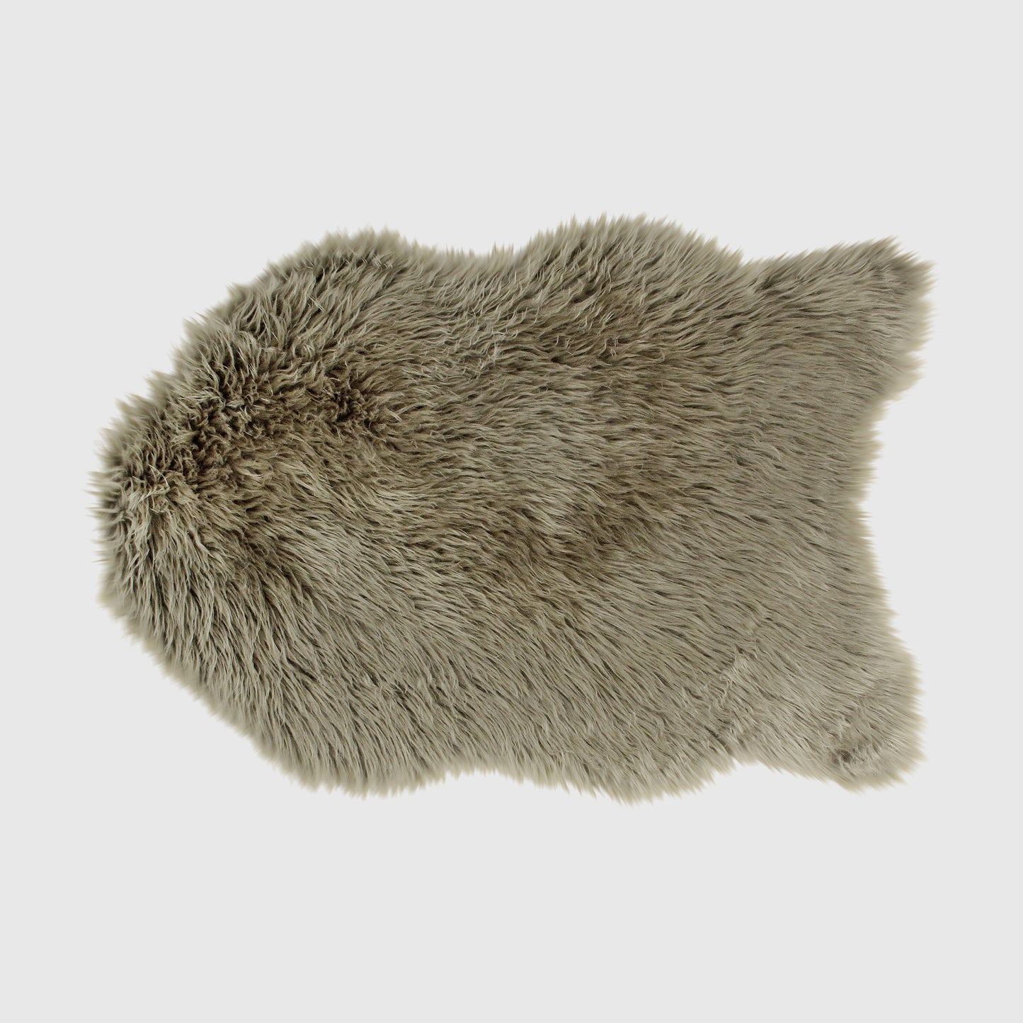 The Mood Harris Faux Fur Rug, 2x3 ft., Mushroom