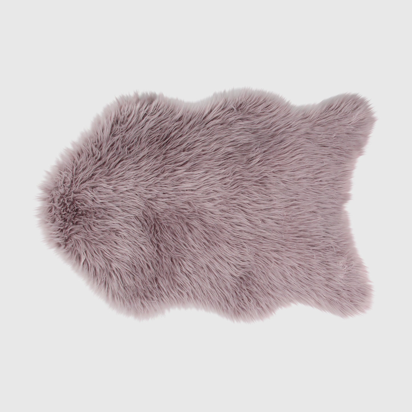 The Mood Harris Faux Fur Rug, 2x3 ft., Mauve