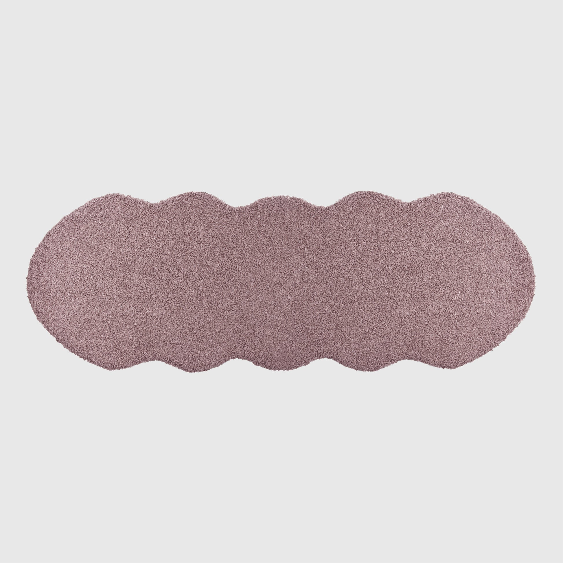 The Mood | Cassidy Faux Fur 2'x6' Pelt-Shaped Rug, Mauve