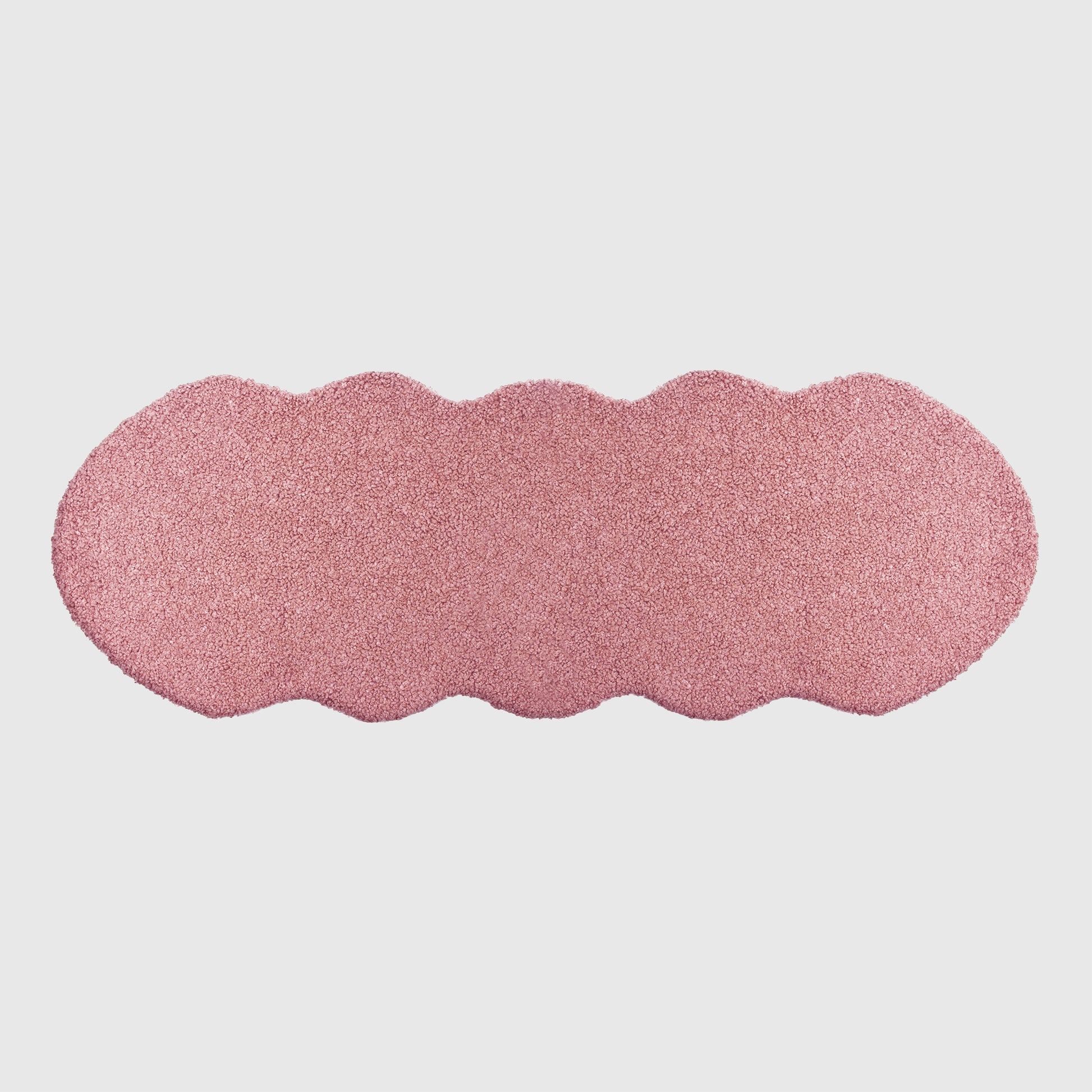 The Mood | Cassidy Faux Fur 2'x5' Pelt-Shaped Rug, Rosa