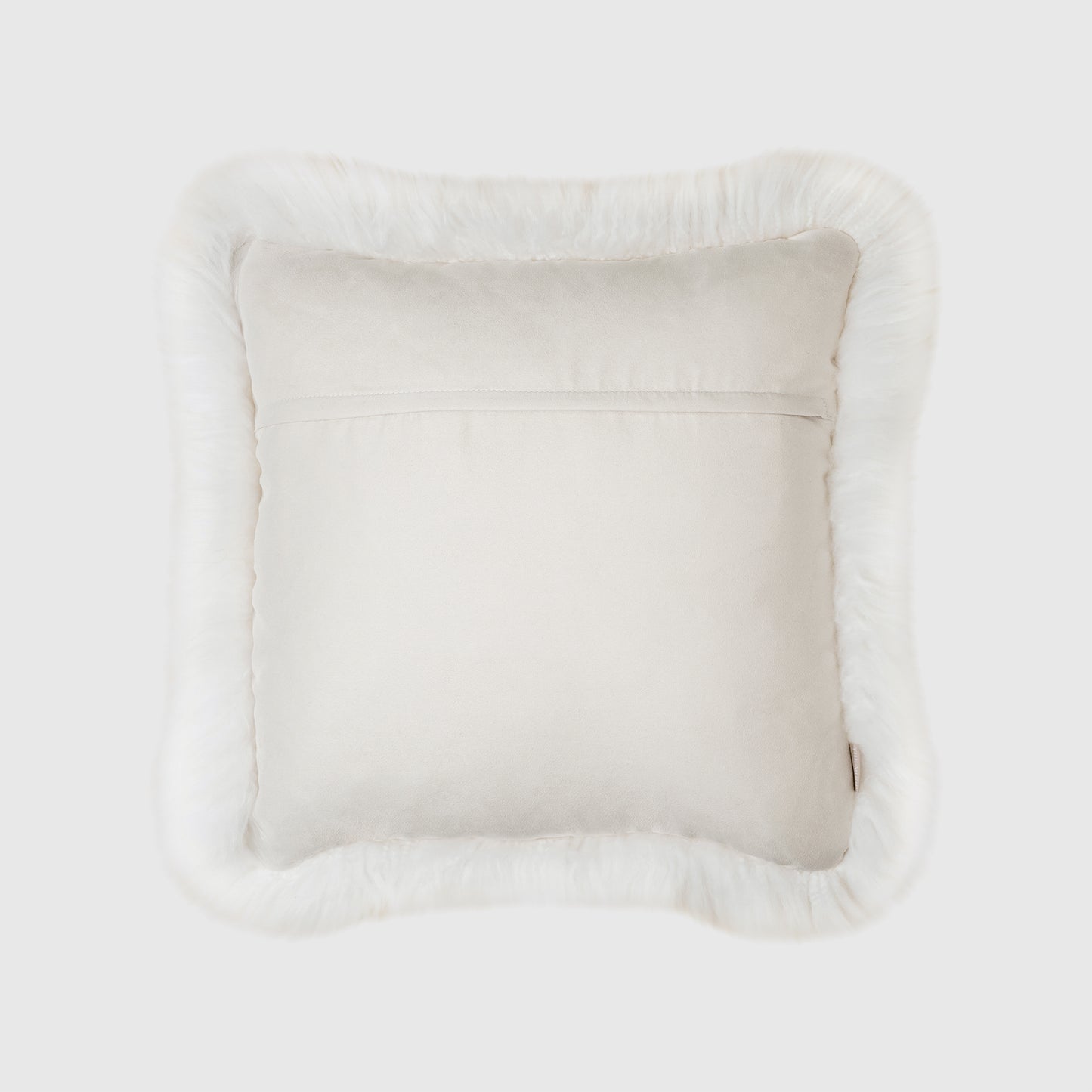 The Mood Charlie Sheepskin Pillow, 20x20 in., Natural Ivory