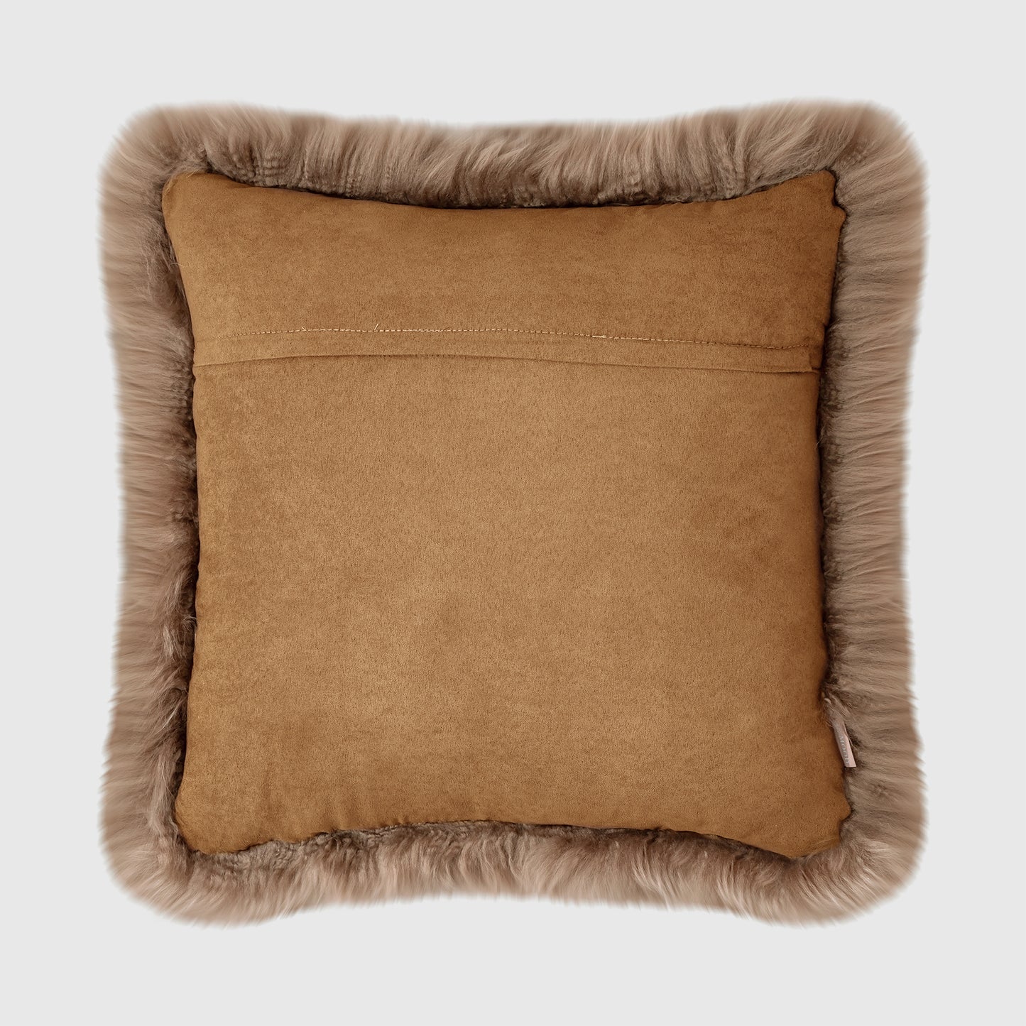 The Mood | Charlie Sheepskin 22”x22” Pillow, Toffee