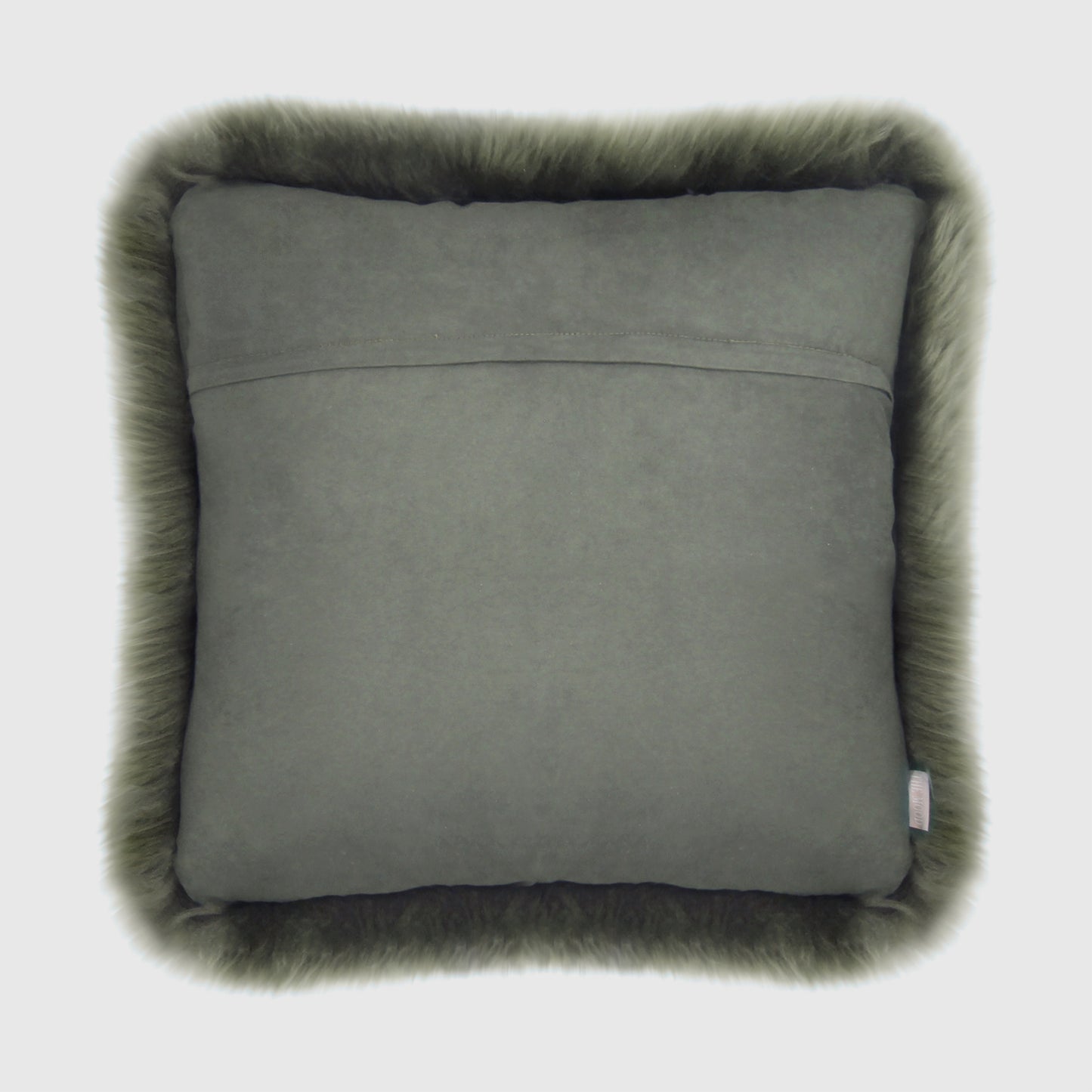The Mood | Charlie Sheepskin 22”x22” Pillow, Cypress