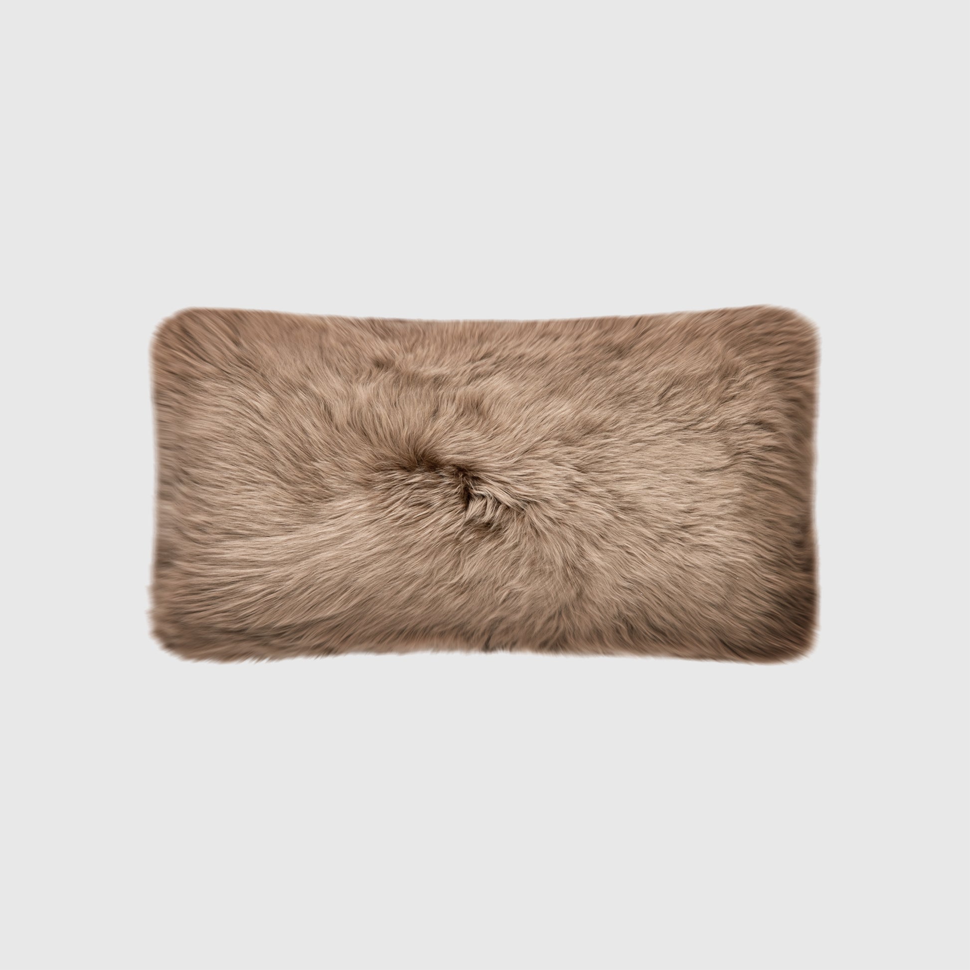 The Mood | Charlie Sheepskin Double-sided 12"x22" Pillow, Toffee